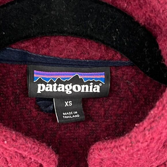 Patagonia Woolyester Fleece Pullover Oxide Red XS - Picture 4 of 5